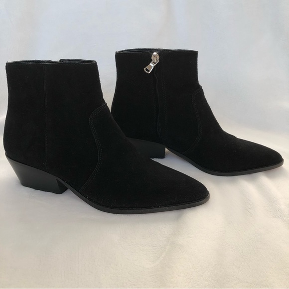 Ann Taylor Ophera Suede Flat Booties - Picture 3 of 7